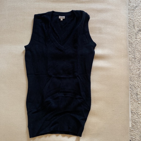 Black Talula Babaton sleeveless pullover sweater vest - cotton blend XS - Picture 3 of 5